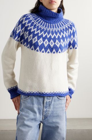 Alex Mill + Bailey Fair Isle Turtleneck Sweater