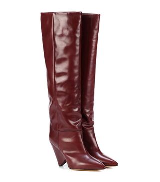 Isabel Marant + Lokyo Leather Knee-High Boots