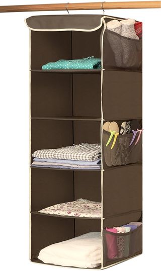 Simple Houseware + 5 Shelves Hanging Closet Organizer