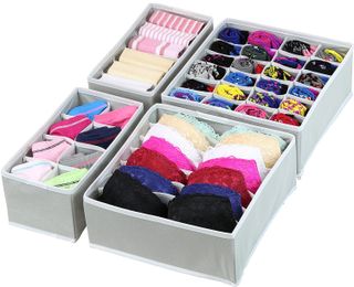 Simple Houseware + Closet Underwear Organizer Drawer Divider