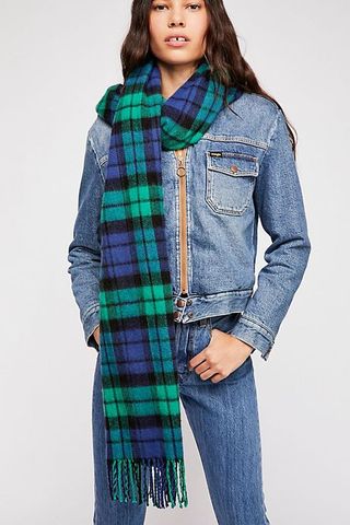 Free People + Bailey Brushed Plaid Scarf