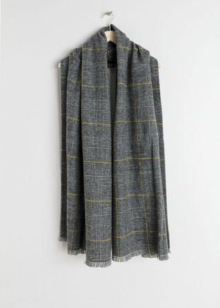 & Other Stories + Wool Plaid Scarf