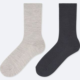 Uniqlo + Heattech Ribbed Socks