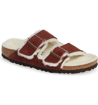 Birkenstock + Arizona Genuine Shearling Lined Sandals