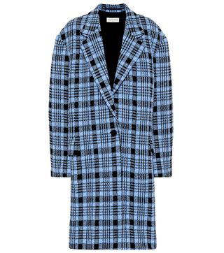 Dries van Noten + Checked Wool-Blend Coat