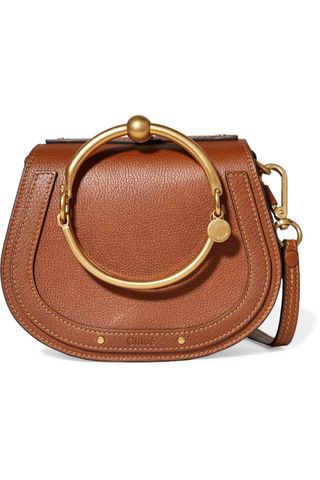 Chloé + Nile Bracelet Leather and Suede Shoulder Bag