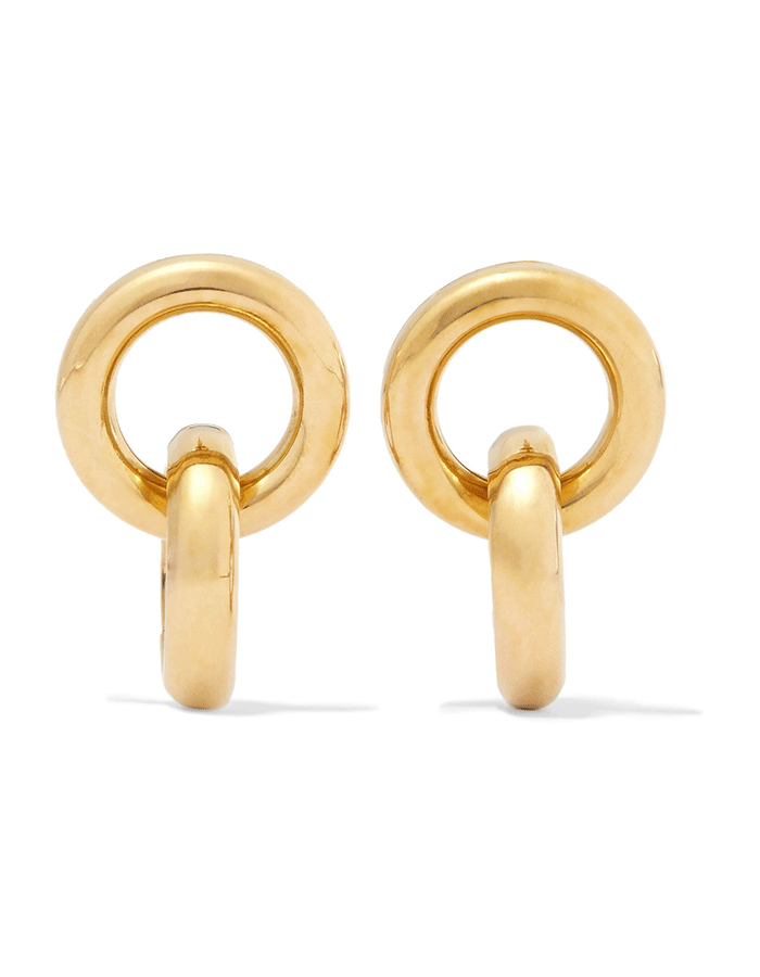 Laura Lombardi + Link Gold-Tone Earrings