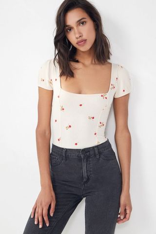 Urban Outfitters + Gwendolyn Ribbed Bodysuit