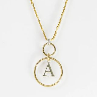 Alison Fern + Say My Name Double Circle Necklace