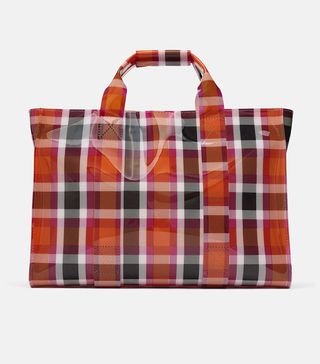 Zara + Check Tote Bag