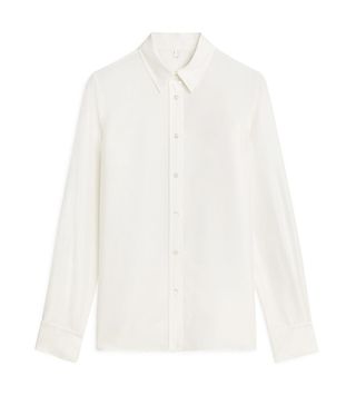 Arket + Silk Straight-Cut Blouse