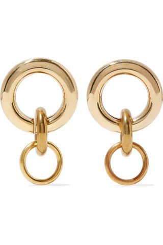 Laura Lombardi + Mini Porta Gold-Tone Earrings