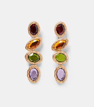 Zara + Multicolored Gem Earrings