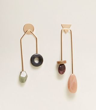 Mango + Mixed Asymmetrical Earrings