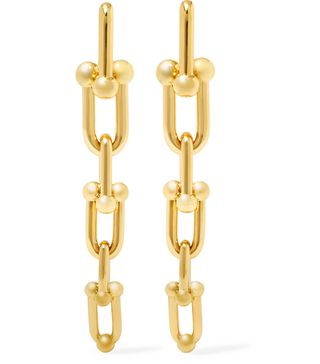 Tiffany & Co. + Graduated Link 18-Karat Gold Earrings