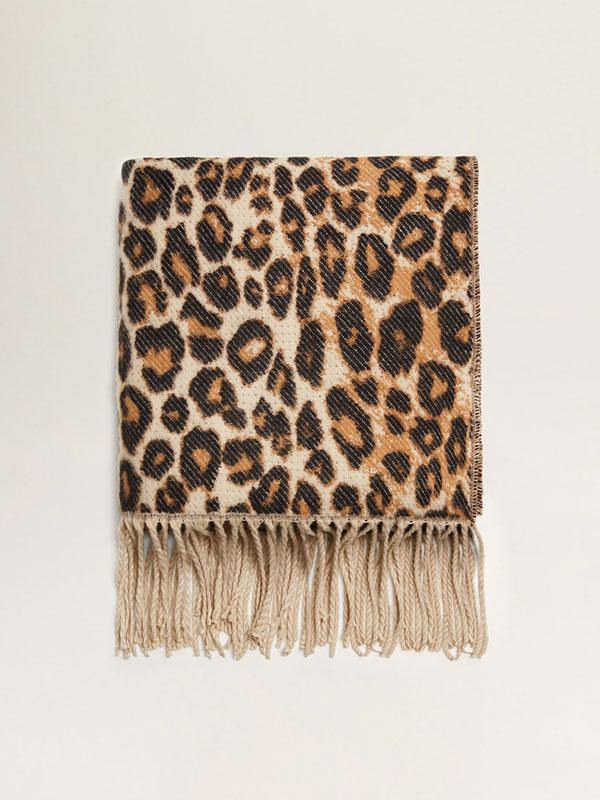 Mango + Leopard Scarf
