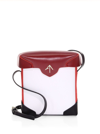 Manu Atelier + Mini Pristine Leather Box Bag