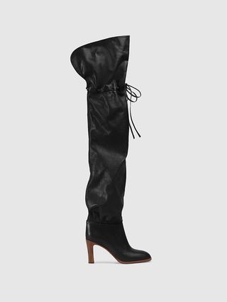 Gucci + Leather Over-the-Knee Boots