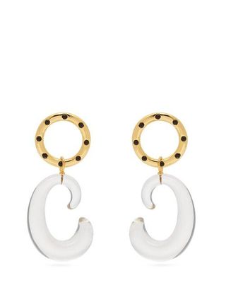 Lizzie Fortunato + Matera Gold Plated Drop Earrings