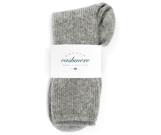 Graham Cashmere + Pure Cashmere Bed Socks