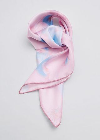 & Other Stories + Floral Square Scarf