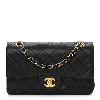 Chanel + Lambskin Quilted Small Double Flap