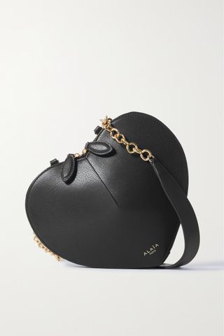 Alaïa + Le Coeur Heart-Shaped Leather Shoulder Bag
