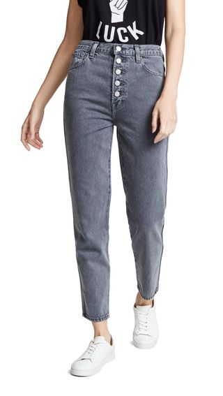J Brand + Heather Button Fly Jeans