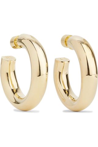 Jennifer Fisher + Mini Jamma Gold-Plated Hoop Earrings