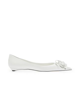 Prada + Loop Bouquet Pointed Toe Flat