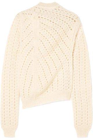Jil Sander + Open-Knit Mohair and Silk-Blend Turtleneck Sweater