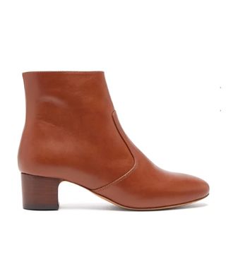 A.P.C. + Joey Leather Ankle Boots