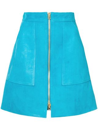 DVF Diane von Furstenberg + Front-Zip Skirt