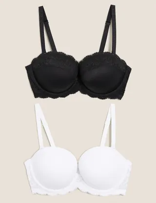 Marks and Spencer + 2pk Wired Multiway Push Up Bras A-E