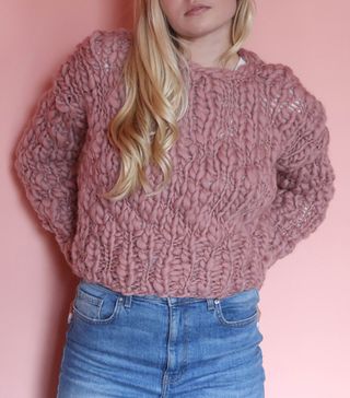 Feknits + Bold Sweater Rose