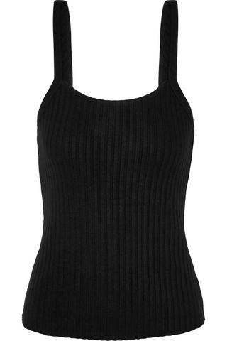 The Range + Backless Ribbed Cotton-Jersey Tank