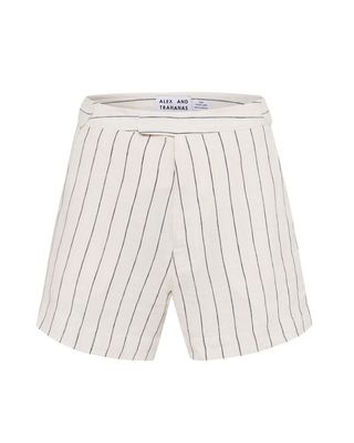 Alex and Trahanas + Italian Linen Tailored Shorts