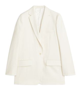 Arket + Cotton Wool Twill Blazer