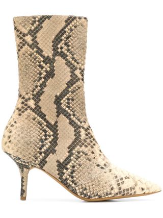 Yeezy + Snake Pattern Boots