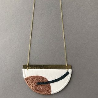 Nook of the North + Linen, Thread and Gold Necklace