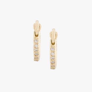 Ileana Makri + Diamond Mini Hoop Earrings