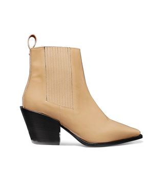 Aeyde + Kate Patent-Leather Ankle Boots