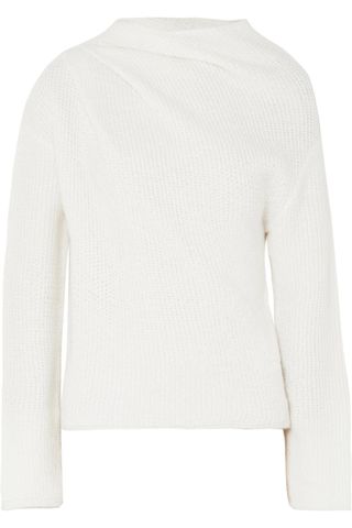 Giorgio Armani + Asymmetric Cashmere-Blend Sweater