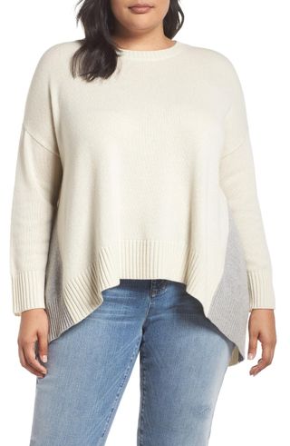 Eileen Fisher + Oversize Cashmere & Wool Sweater