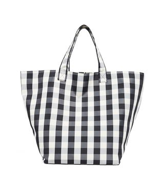 Trademark + Large Gingham Grocery Tote