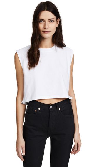 Hanes x Karla + The Sleeveless Crop Tee