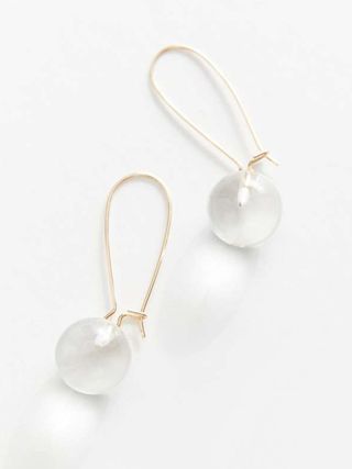 Urban Outfitters + Clear Bauble Drop Earring