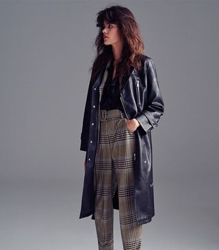 Reserved + Faux Leather Coat