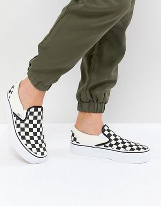 Vans + Platform Slip-On Sneakers