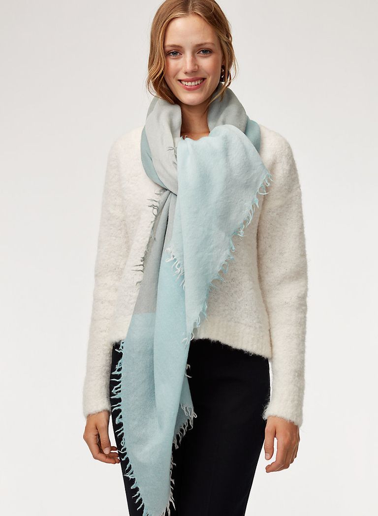 The Best Wool Blanket Scarves You Didn't Know You Needed Who What Wear